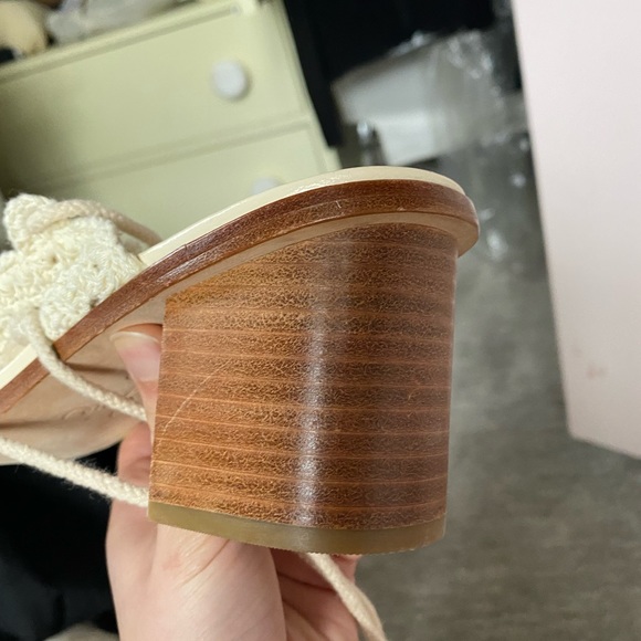 NWT!! JOIE Crochet Lace-Up Heal - Picture 8 of 12